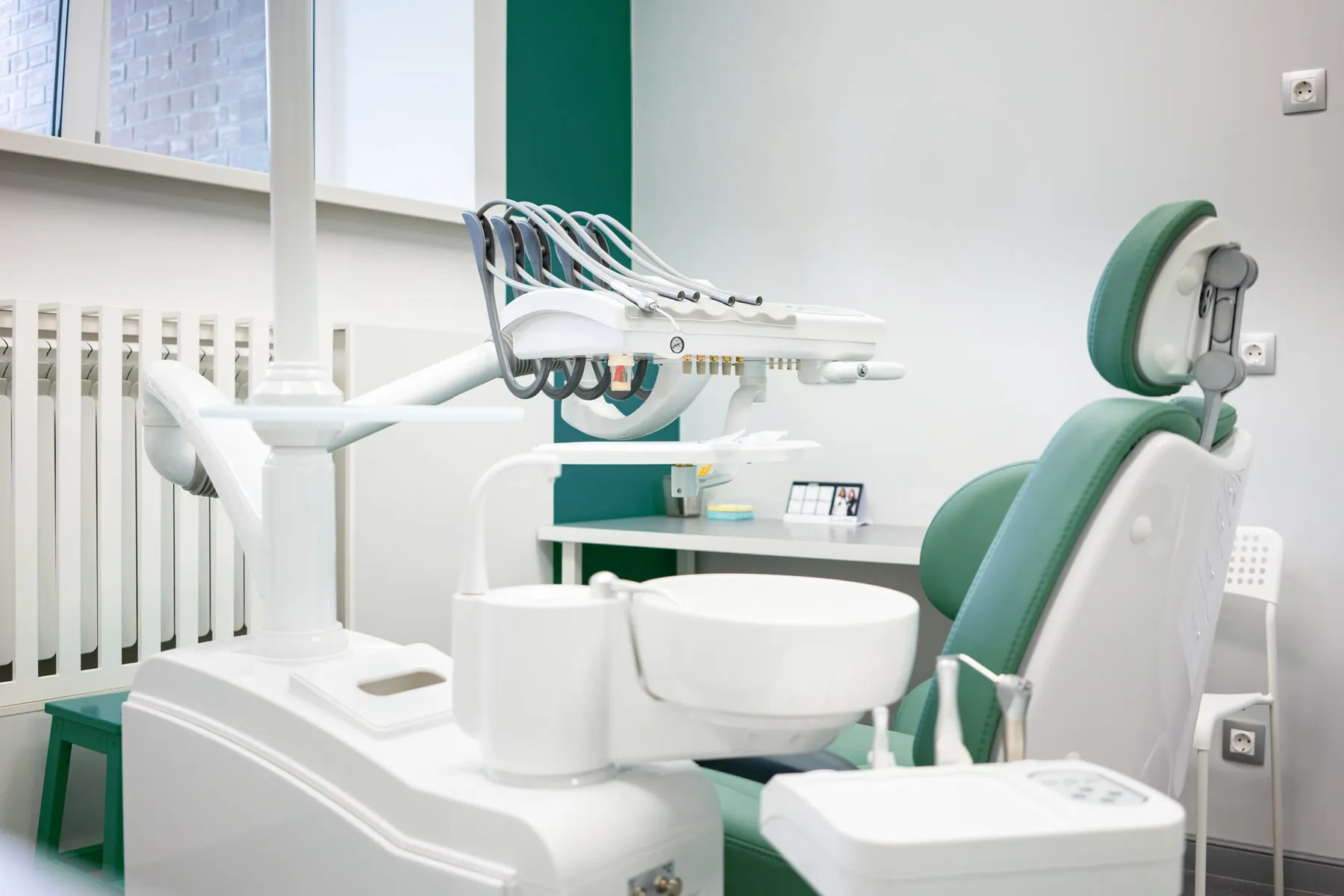 A calm, modern dental treatment room